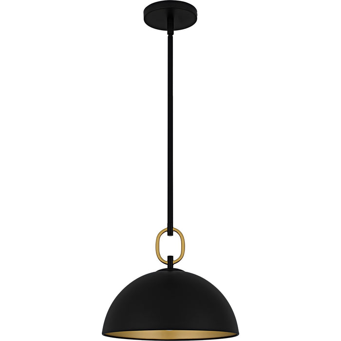 Myhouse Lighting Quoizel - CEO1812MBK - One Light Pendant - Cleo - Matte Black