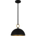 Myhouse Lighting Quoizel - CEO1812MBK - One Light Pendant - Cleo - Matte Black