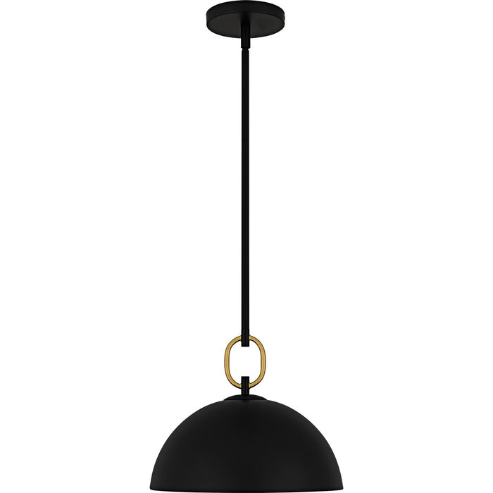 Myhouse Lighting Quoizel - CEO1812MBK - One Light Pendant - Cleo - Matte Black