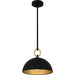 Myhouse Lighting Quoizel - CEO1812MBK - One Light Pendant - Cleo - Matte Black