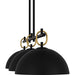 Myhouse Lighting Quoizel - CEO344MBK - Three Light Linear Chandelier - Cleo - Matte Black