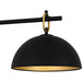 Myhouse Lighting Quoizel - CEO344MBK - Three Light Linear Chandelier - Cleo - Matte Black