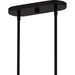 Myhouse Lighting Quoizel - CEO344MBK - Three Light Linear Chandelier - Cleo - Matte Black
