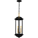 Myhouse Lighting Quoizel - CFD1910MBK - Three Light Outdoor Hanging Lantern - Crestfield - Matte Black