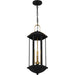 Myhouse Lighting Quoizel - CFD1910MBK - Three Light Outdoor Hanging Lantern - Crestfield - Matte Black