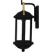 Myhouse Lighting Quoizel - CFD8406MBK - One Light Outdoor Wall Lantern - Crestfield - Matte Black