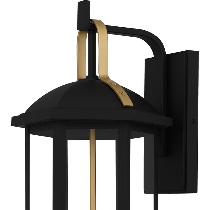 Myhouse Lighting Quoizel - CFD8410MBK - Three Light Outdoor Wall Lantern - Crestfield - Matte Black