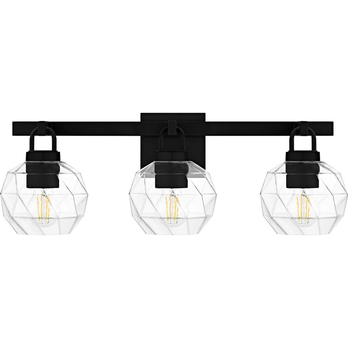 Myhouse Lighting Quoizel - CIA8624MBK - Three Light Bath - Celina - Matte Black