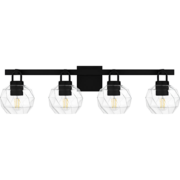 Myhouse Lighting Quoizel - CIA8632MBK - Four Light Bath - Celina - Matte Black