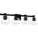 Myhouse Lighting Quoizel - CIA8632MBK - Four Light Bath - Celina - Matte Black
