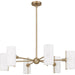 Myhouse Lighting Quoizel - CRR5036BGD - Six Light Chandelier - Curran - Bronze Gold