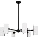 Myhouse Lighting Quoizel - CRR5036MBK - Six Light Chandelier - Curran - Matte Black