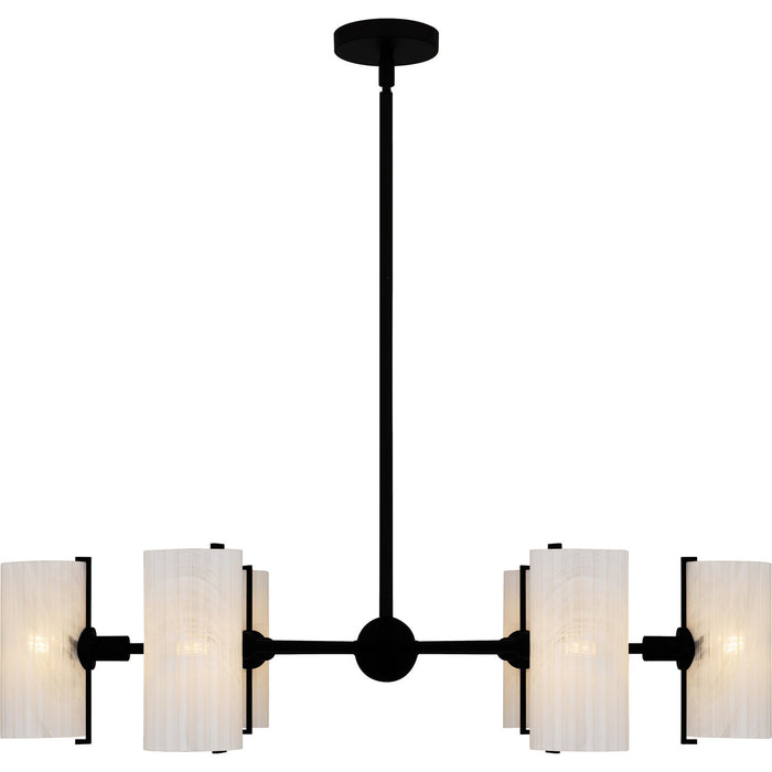 Myhouse Lighting Quoizel - CRR5036MBK - Six Light Chandelier - Curran - Matte Black