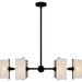 Myhouse Lighting Quoizel - CRR5036MBK - Six Light Chandelier - Curran - Matte Black