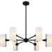 Myhouse Lighting Quoizel - CRR5036MBK - Six Light Chandelier - Curran - Matte Black