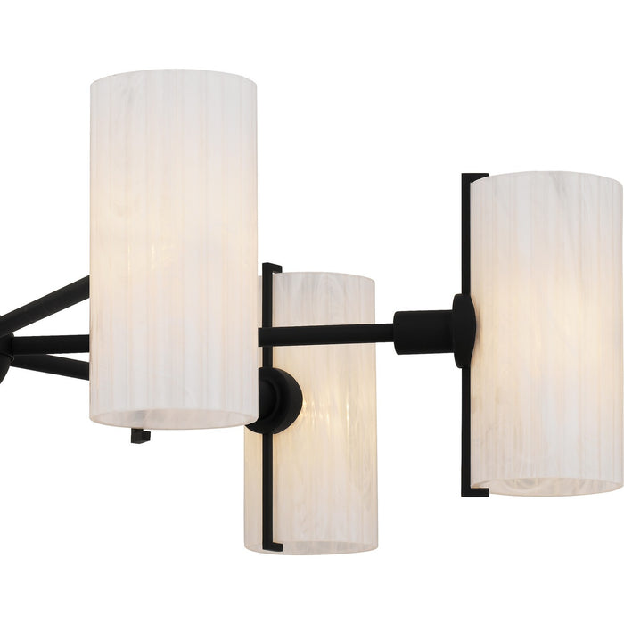 Myhouse Lighting Quoizel - CRR5036MBK - Six Light Chandelier - Curran - Matte Black