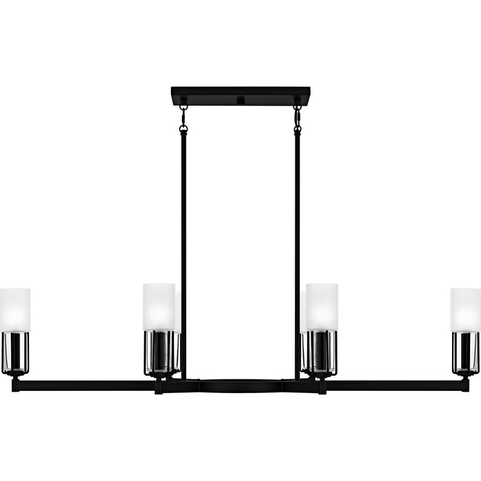 Myhouse Lighting Quoizel - CRZ648MBK - Six Light Linear Chandelier - Cruz - Matte Black