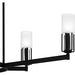 Myhouse Lighting Quoizel - CRZ648MBK - Six Light Linear Chandelier - Cruz - Matte Black