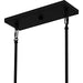 Myhouse Lighting Quoizel - CRZ648MBK - Six Light Linear Chandelier - Cruz - Matte Black