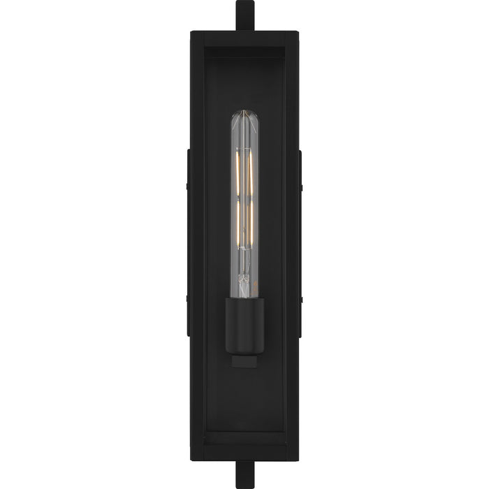 Myhouse Lighting Quoizel - DLE8405MBK - One Light Outdoor Wall Lantern - Dale - Matte Black