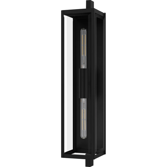 Myhouse Lighting Quoizel - DLE8407MBK - Two Light Outdoor Wall Lantern - Dale - Matte Black