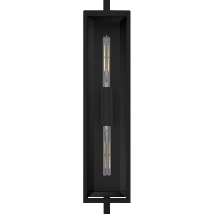 Myhouse Lighting Quoizel - DLE8407MBK - Two Light Outdoor Wall Lantern - Dale - Matte Black