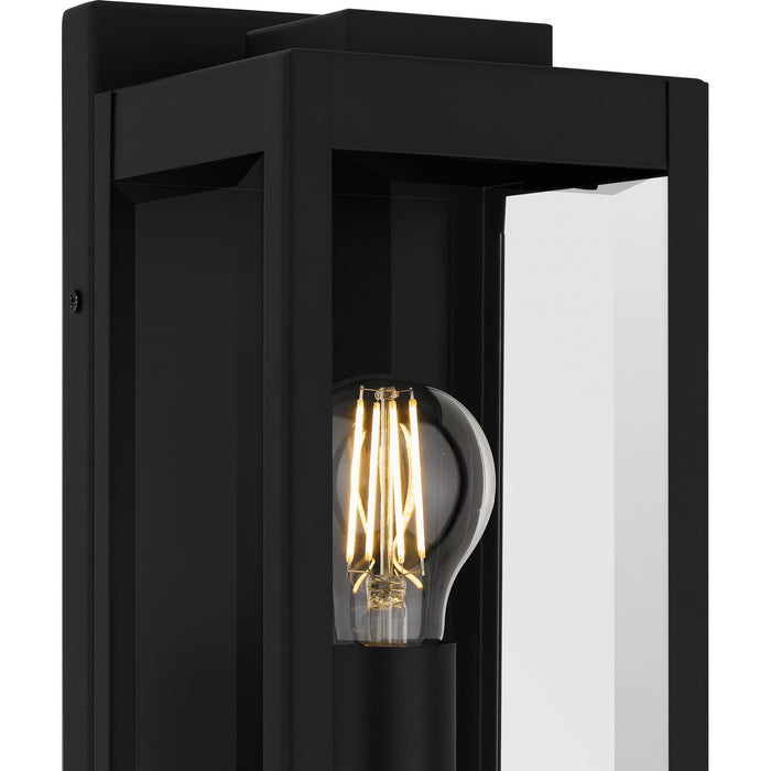 Myhouse Lighting Quoizel - EVR8405EK - One Light Outdoor Wall Lantern - Eastover - Earth Black