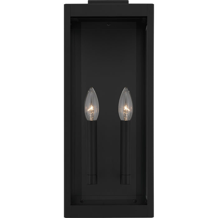 Myhouse Lighting Quoizel - EVR8407EK - Two Light Outdoor Wall Lantern - Eastover - Earth Black