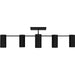 Myhouse Lighting Quoizel - FLD1750MBK - Six Light Semi-Flush Mount - Foreland - Matte Black