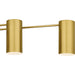 Myhouse Lighting Quoizel - FLD650BRG - Six Light Linear Chandelier - Foreland - Brushed Gold
