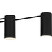 Myhouse Lighting Quoizel - FLD650MBK - Six Light Linear Chandelier - Foreland - Matte Black