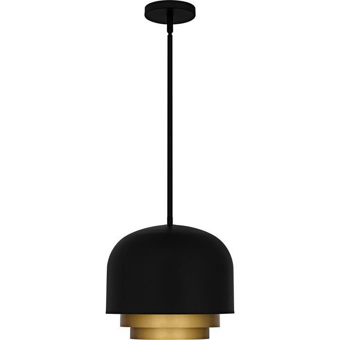 Myhouse Lighting Quoizel - FRK1812MBK - Three Light Pendant - Frankie - Matte Black