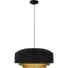 Myhouse Lighting Quoizel - FRK2822MBK - Four Light Pendant - Frankie - Matte Black