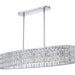 Myhouse Lighting Quoizel - GIB542C - Five Light Linear Chandelier - Gibson - Polished Chrome