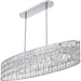 Myhouse Lighting Quoizel - GIB542C - Five Light Linear Chandelier - Gibson - Polished Chrome