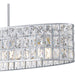 Myhouse Lighting Quoizel - GIB542C - Five Light Linear Chandelier - Gibson - Polished Chrome