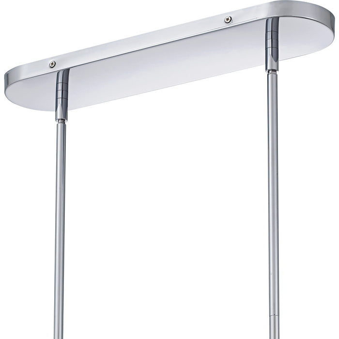 Myhouse Lighting Quoizel - GIB542C - Five Light Linear Chandelier - Gibson - Polished Chrome