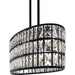 Myhouse Lighting Quoizel - GIB542MBK - Five Light Linear Chandelier - Gibson - Matte Black