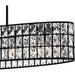 Myhouse Lighting Quoizel - GIB542MBK - Five Light Linear Chandelier - Gibson - Matte Black