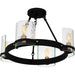 Myhouse Lighting Quoizel - GLC1720MBK - Four Light Semi-Flush Mount - Gloucester - Matte Black