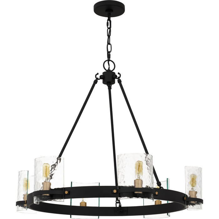 Myhouse Lighting Quoizel - GLC5028MBK - Six Light Chandelier - Gloucester - Matte Black