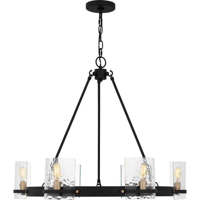 Myhouse Lighting Quoizel - GLC5028MBK - Six Light Chandelier - Gloucester - Matte Black