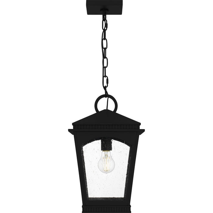 Myhouse Lighting Quoizel - HUK1910EK - One Light Outdoor Hanging Lantern - Huck - Earth Black