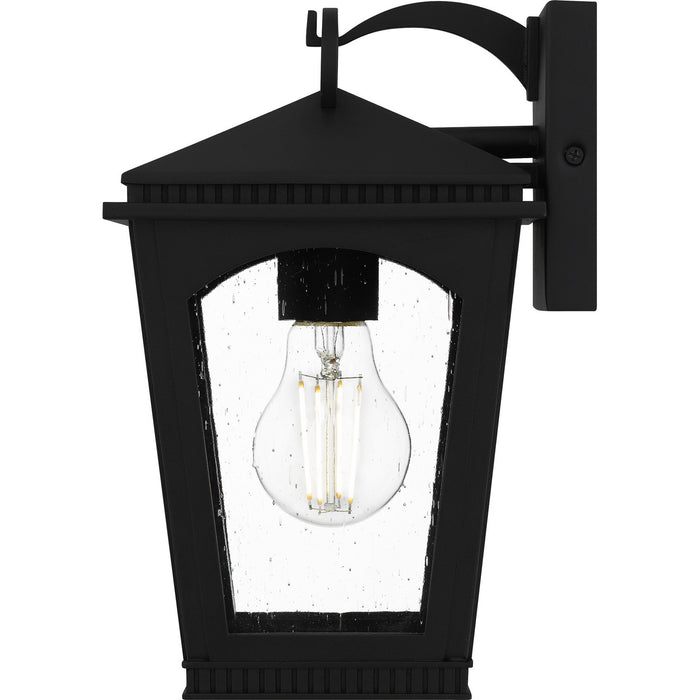 Myhouse Lighting Quoizel - HUK8406EK - One Light Outdoor Wall Lantern - Huck - Earth Black