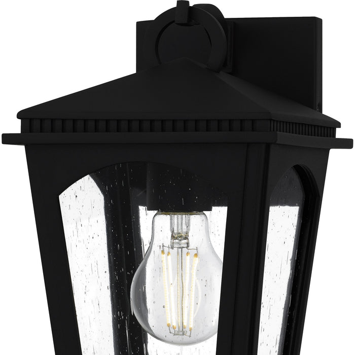Myhouse Lighting Quoizel - HUK8406EK - One Light Outdoor Wall Lantern - Huck - Earth Black
