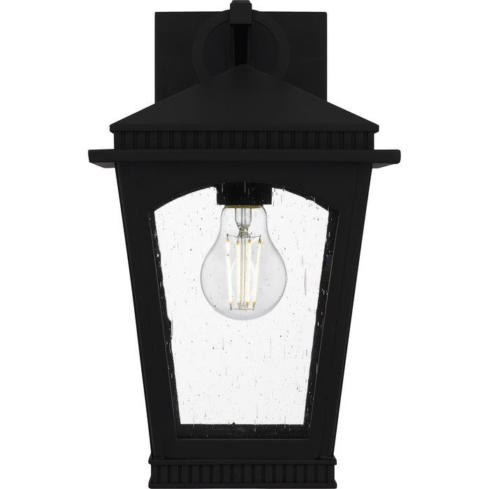 Myhouse Lighting Quoizel - HUK8408EK - One Light Outdoor Wall Lantern - Huck - Earth Black