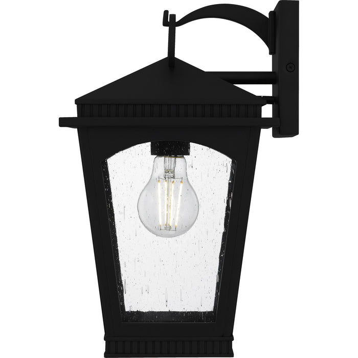 Myhouse Lighting Quoizel - HUK8408EK - One Light Outdoor Wall Lantern - Huck - Earth Black