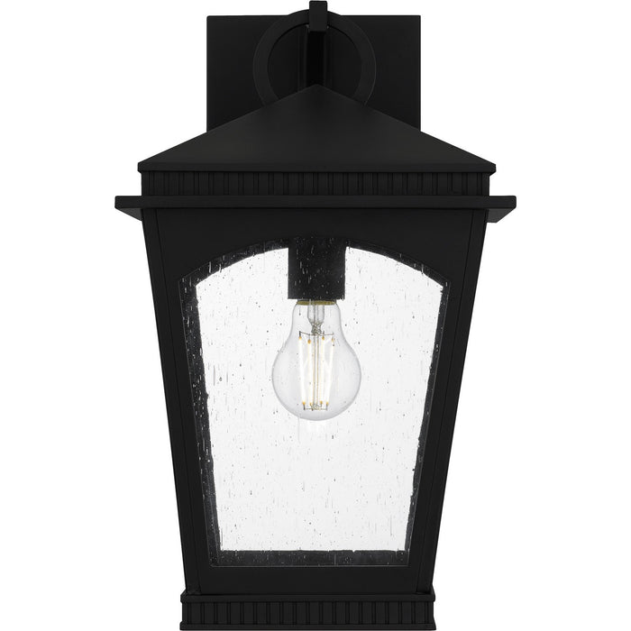 Myhouse Lighting Quoizel - HUK8410EK - One Light Outdoor Wall Lantern - Huck - Earth Black