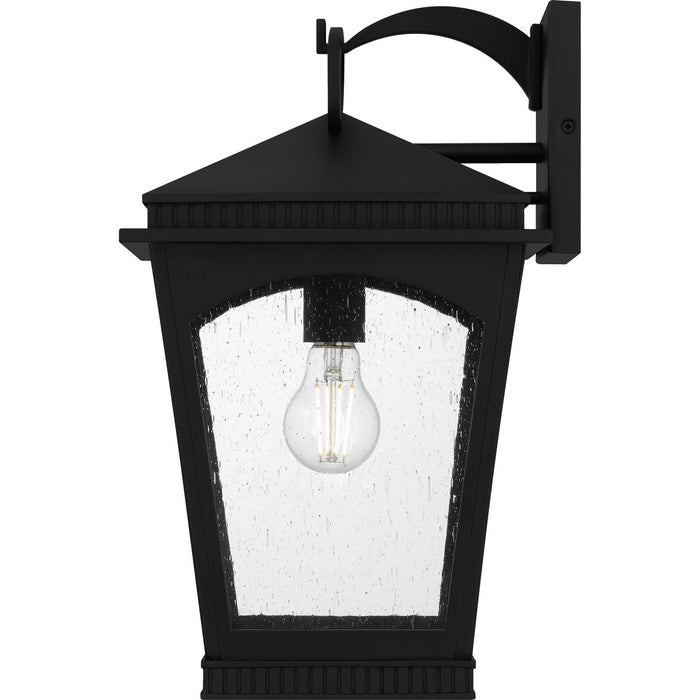 Myhouse Lighting Quoizel - HUK8410EK - One Light Outdoor Wall Lantern - Huck - Earth Black