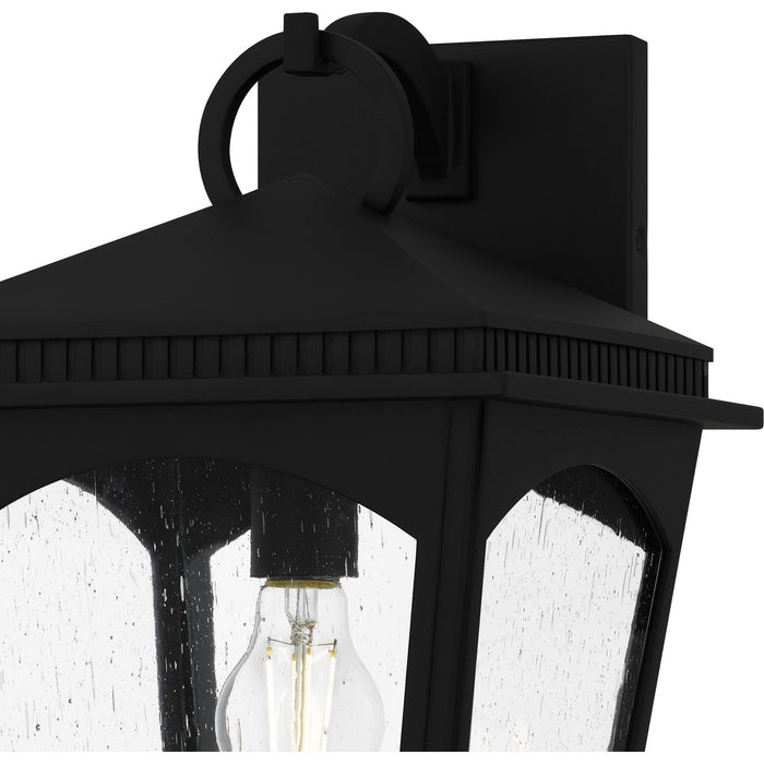 Myhouse Lighting Quoizel - HUK8410EK - One Light Outdoor Wall Lantern - Huck - Earth Black